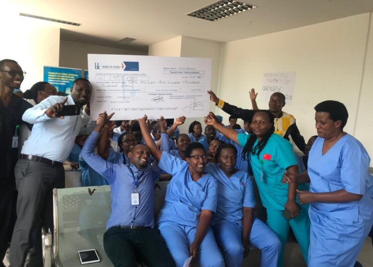 INTERNATIONAL NURSES DAY CELEBRATIONS: RNMU CONTRIBUTES COMMUNITY HEALTH INSURANCE (”MUTUELLE DE SANTÉ”) TO UNDERPRIVILEGED PATIENTS WHO SEEK SERVICES AT MASAKA DISTRICT HOSPITAL